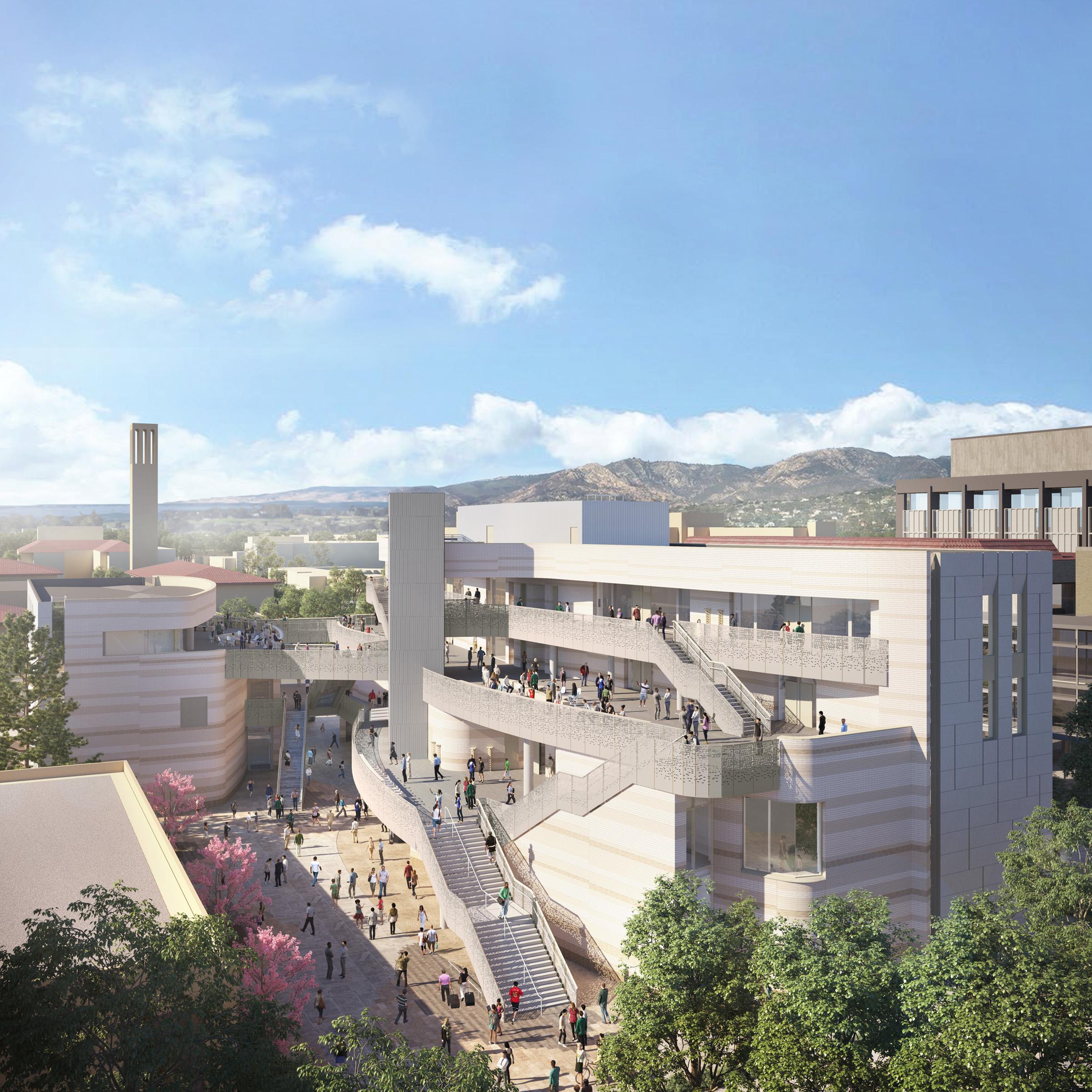 Visionsbild över UCSB nya campus